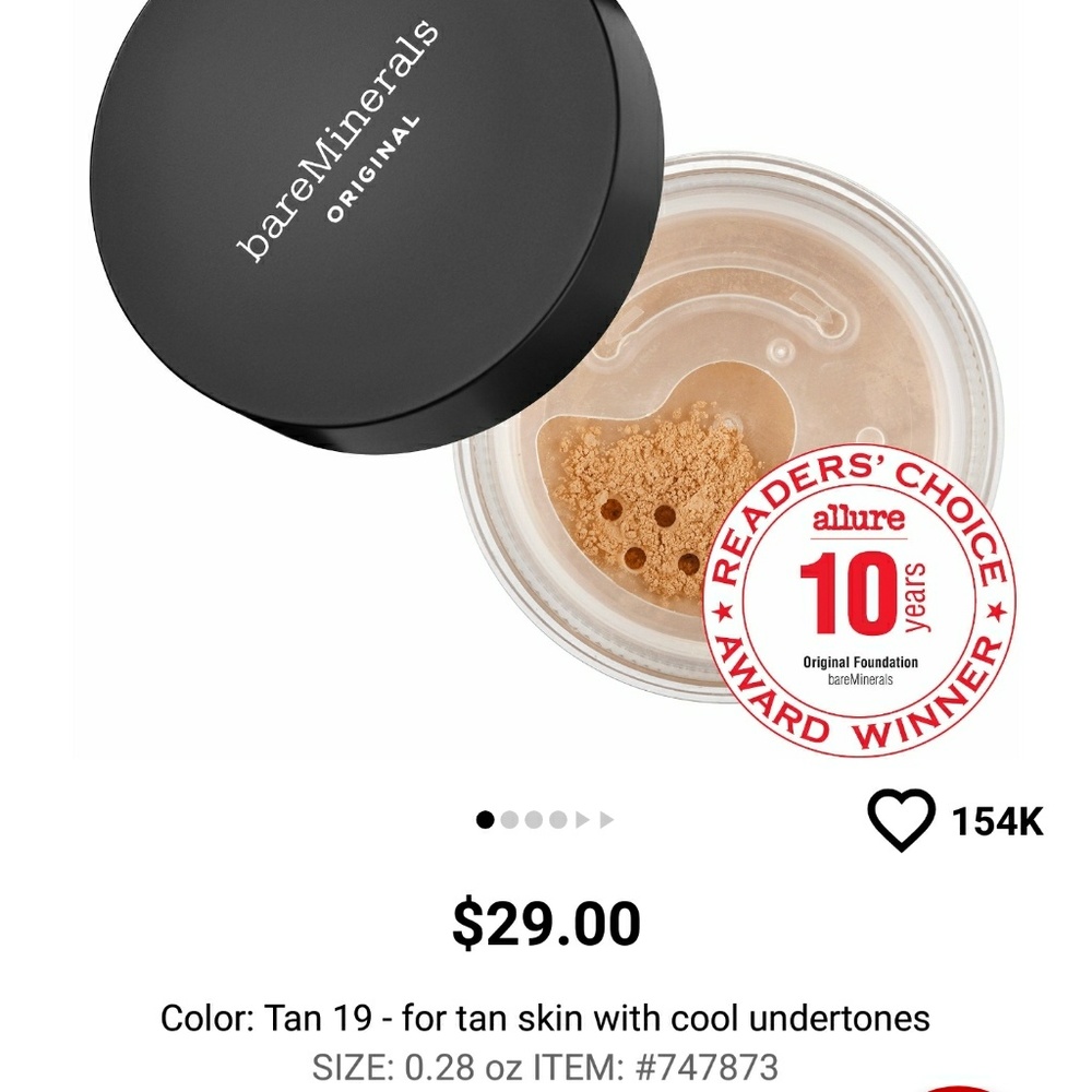 Bareminerals Original Foundation- Tan